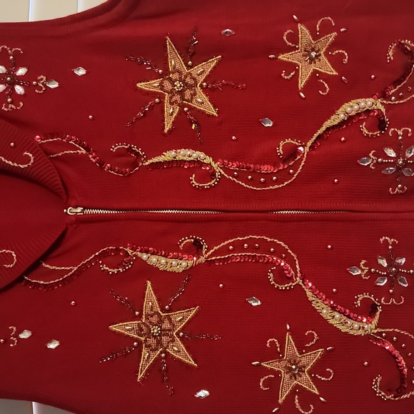 C.B. Collections Holiday Sweater Vest - Picture 2 of 6